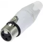 Neutrik NC3FXX-WT - XLR - negro - acero inoxidable - blanco - bronce - poliamida - polioximetileno (POM) - poliuretano - zinc - IP40 - 2,5 mm² - 1,5 V (NC3FXX-WT)