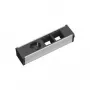 Alargador de corriente 1 toma AC Bachmann 912.002 negro plata