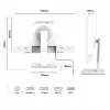 Japannext JN-IPS2152FHDR-T Pantalla blanca