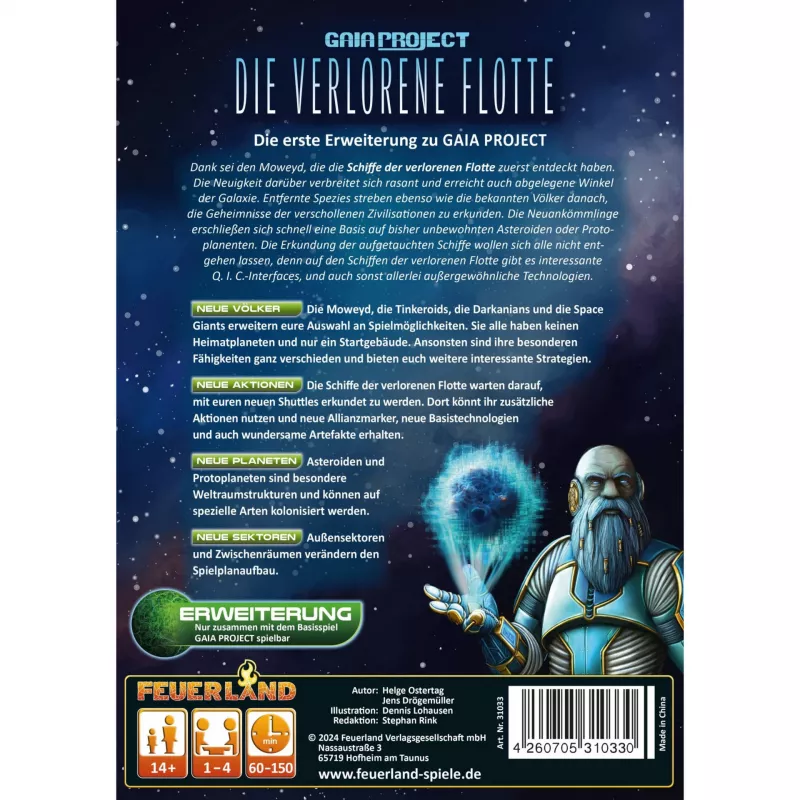 Gaia Project: The Lost Fleet, expansión de juego de mesa
