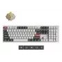 Teclado mecánico Keychron Q6 Ultra 8K — Full-Size 100 %, USB + RF inalámbrico + Bluetooth, RGB, blanco
