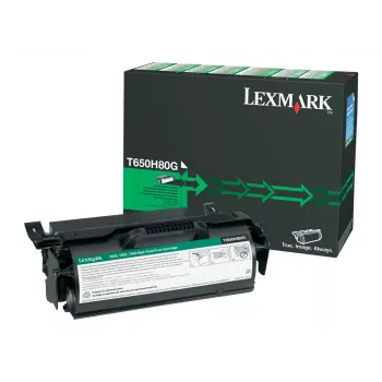 Tóner Lexmark T650H80G 30000 páginas negro