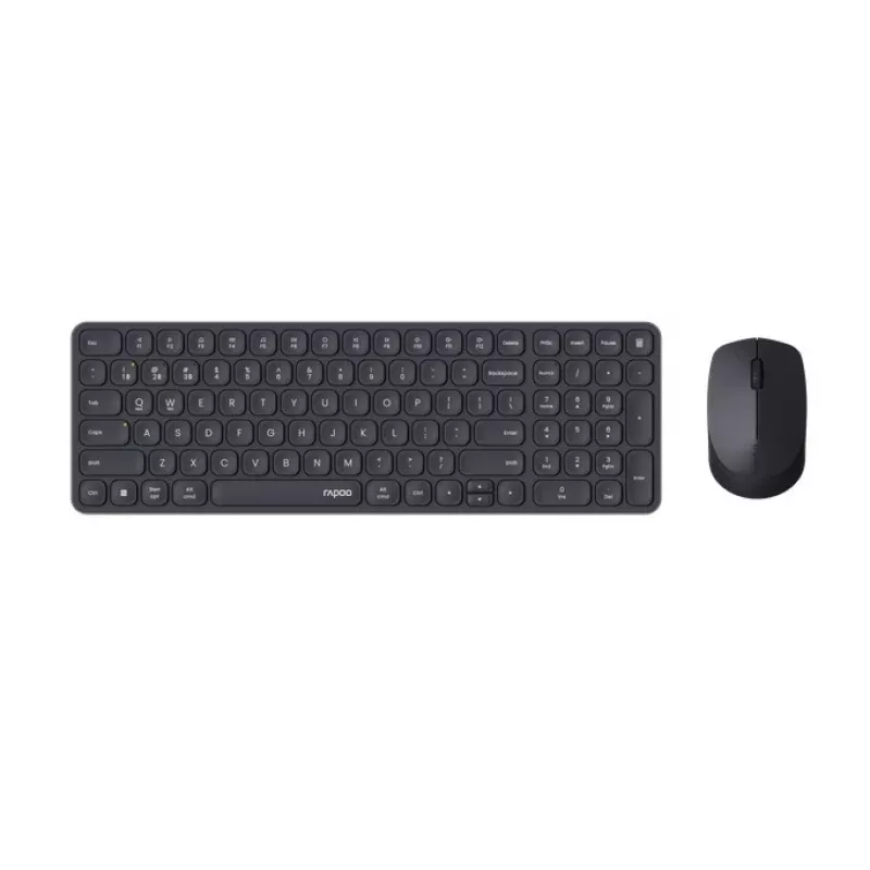 Rapoo 9310M Kit de teclado y ratón inalámbrico multimodo, negro