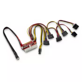 Fuente de alimentación Inter-Tech 88882190 200W 20+4-Pin ATX negro