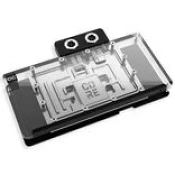 Refrigerador de agua Alphacool Core RX 9070 XT Nitro+ transparente/cromo con backplate