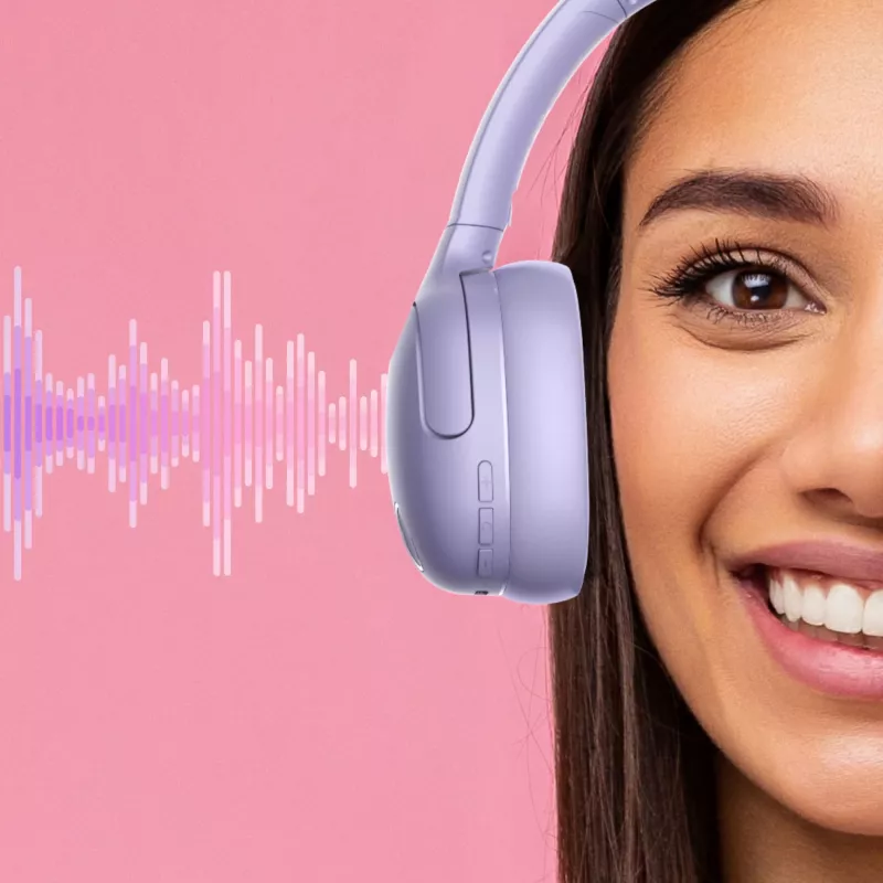 Auriculares MANTA HDP1001PU Rytmo Elegance morado over-ear con cable, modelo HDP1001PU