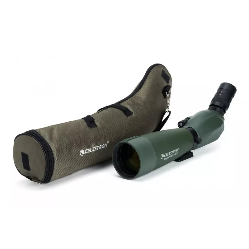 Catalejo Celestron Regal M2 80ED 60x BaK-4 Negro, Verde
