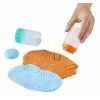 Plastilina Wonder Factory Never Dry Dough, azul claro, naranja
