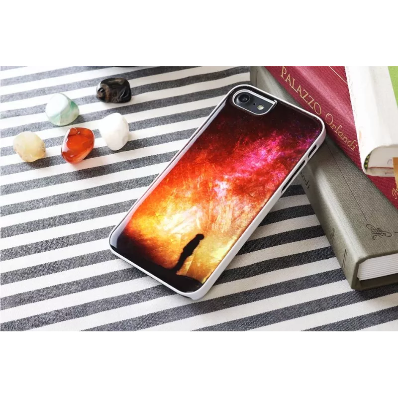 Funda protectora iKins para Apple iPhone 8/7 — Starry Night blanco