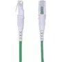 Cable de parcheo RJ45 Patchsee ThePATCHCORD Cat. 6A, U/UTP, extra fino, verde, 2,4 m (TPC-SG-U/8)