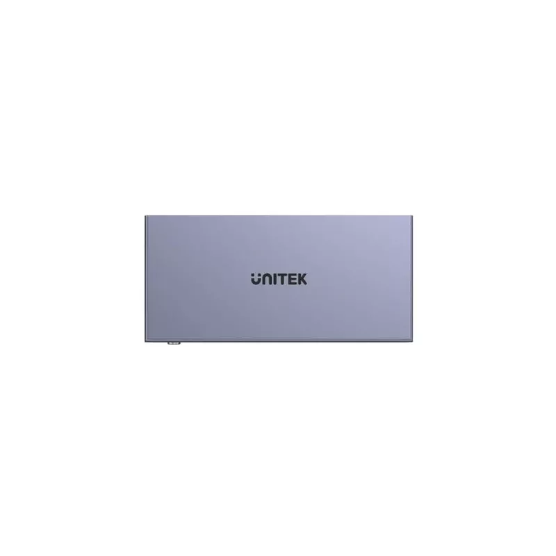 Switch KVM Unitek V307A USB HDMI 2 puertos 4K Ultra HD 3840x2160@60 Hz HDCP 2.2, carcasa metálica, gris
