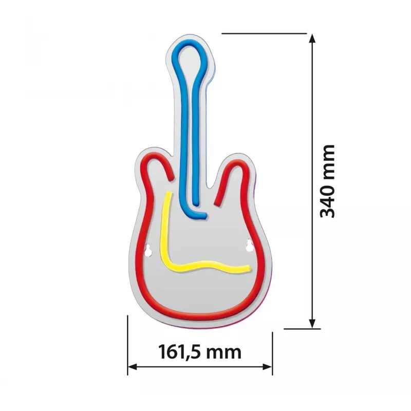 Neón LED Actis ACS-NEON guitarra