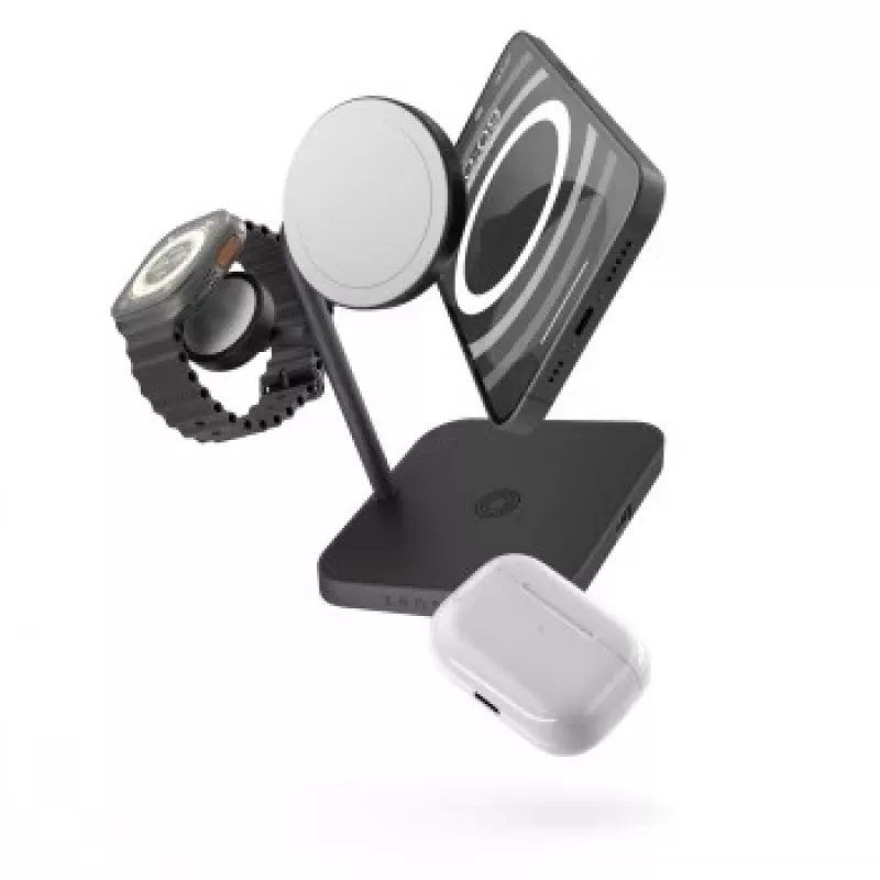 ZENS ZEAPDC01/00 cargador para dispositivos móviles auriculares, smartphone, smartwatch, tablet negro AC carga inalámbrica carga rápida interior