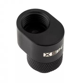 XSPC G1/4 Racor de desplazamiento giratorio de 7 mm - negro mate