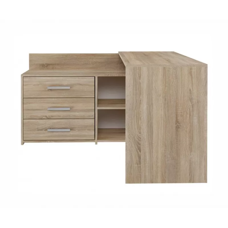 Mesa de ordenador Topeshop DANY SONOMA KPL color roble