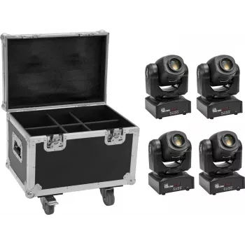 Moving Head Spot EUROLITE TMH-S60 4x LED con maleta de transporte