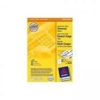 Avery - Etiquetas multiusos - blanco - 105 x 74 mm - 800 etiquetas (100 hojas x 8) - (3427)