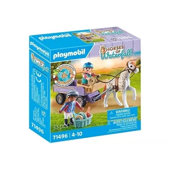 Playmobil 71496 Horses of Waterfall: Carruaje de poni