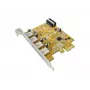 Sunix USB4300N tarjeta de interfaz PCIe 2.0 x1, 4x USB 3.0