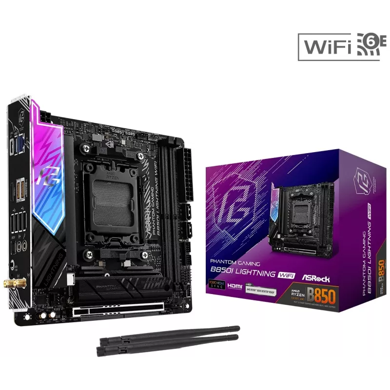 Placa base ASRock B850I Lightning WiFi AM5 Mini-ITX