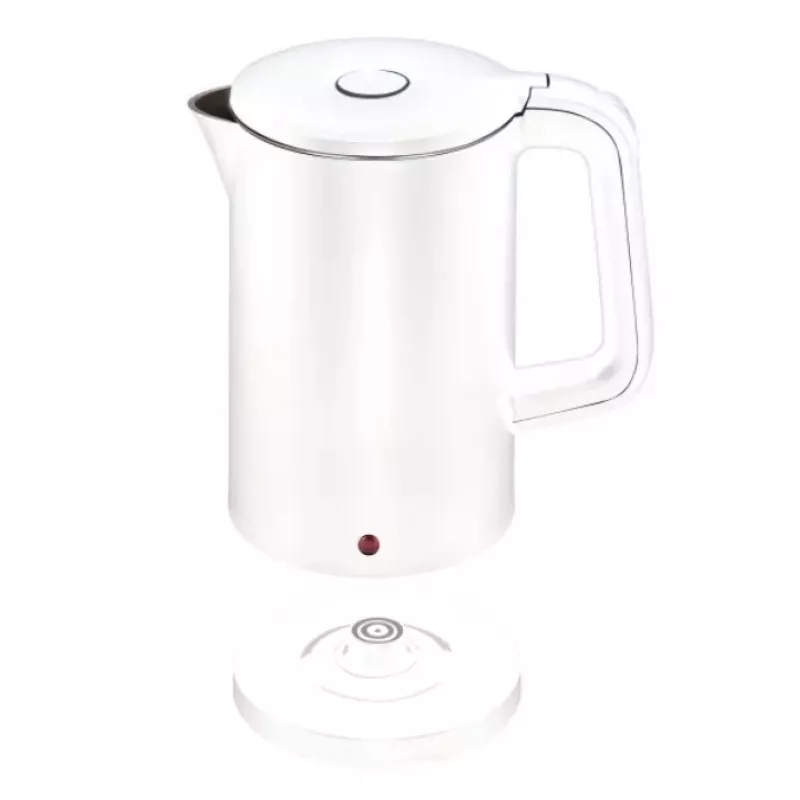 Hervidor de agua MPM 1,7 L 2200 W carcasa de acero inoxidable, botones, termostato regulable, bloqueo de seguridad