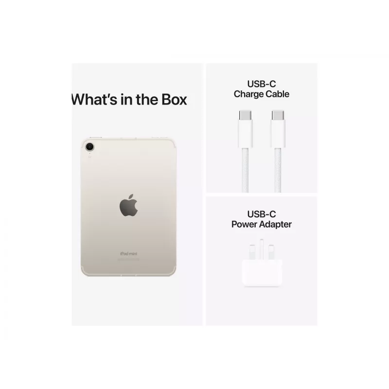 Tablet Apple iPad mini 5G 8,3 pulgadas A17 Pro 512 GB iPadOS 18