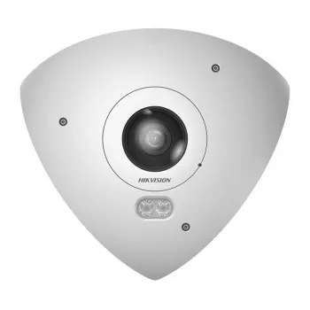 Cámara de vigilancia IP Hikvision DS-2CD6W65G1-IVS 6MP 180° ojo de pez