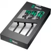 391/3 Set de destornilladores para abrazaderas de manguera negro/verde, 3 piezas, con vástago flexible