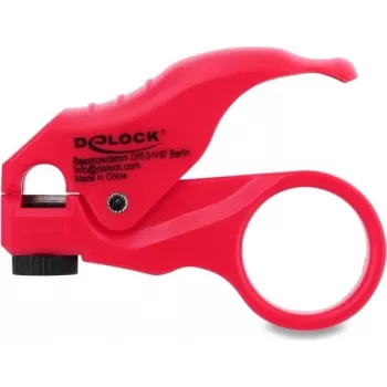 Herramienta pelacables para cables de red DELOCK 90996, roja