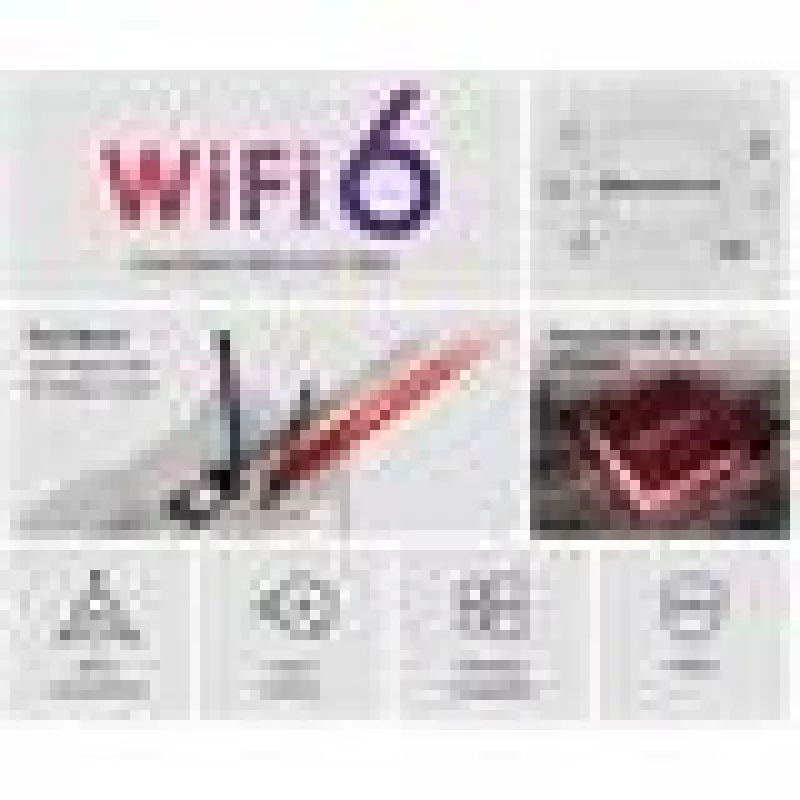 Mercusys MA70XE AX1800 Wi-Fi 6 Bluetooth adaptador PCI Express, doble banda
