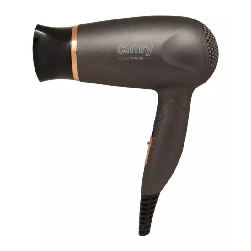 Secador de pelo Camry CR 2261 gris metalizado, oro 1400 W