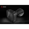 Caja de PC SAVIO Noctis Flow — Cube Mini-ITX/Micro-ATX/ATX, 3x120mm frontal, 1x120mm trasero, 2 bahías de 3,5 pulgadas + 3 de 2,5 pulgadas, cristal templado
