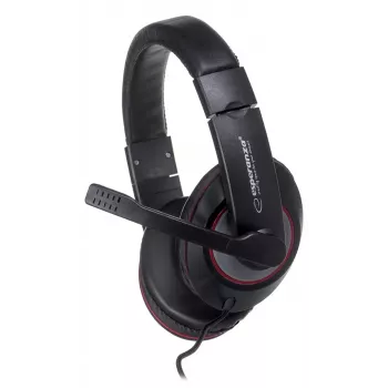 Auriculares con cable ESPERANZA EH118, circumaurales, diadema, cable de 2,5 m, 20–20.000 Hz