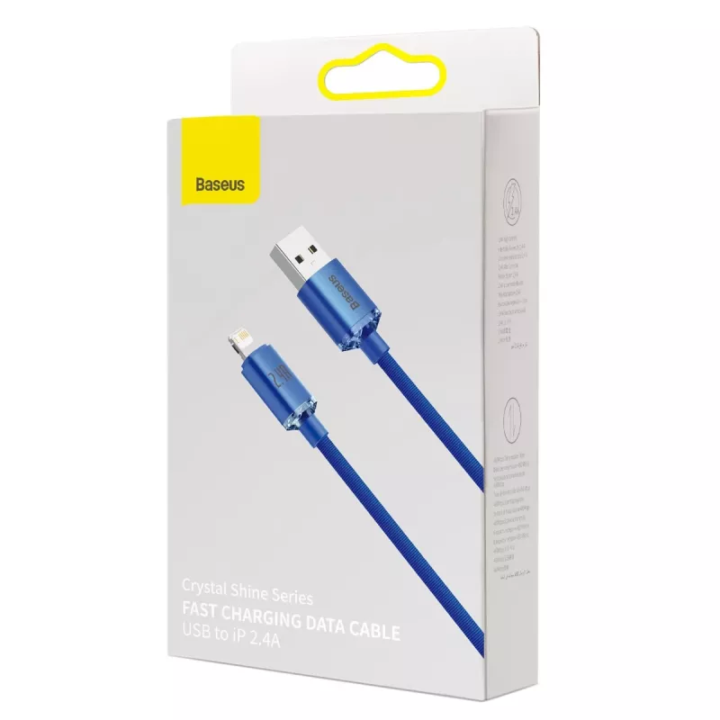 Cable Lightning Baseus CAJY000003 1,2 m azul 2,4 A