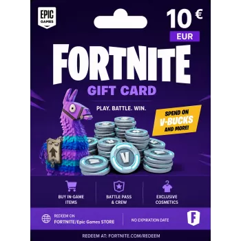 Tarjeta regalo Fortnite 10 EUR - Código digital de Epic Games