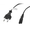 Cable de alimentación Lanberg CA-C7CA-10CC-0018-BK negro 1,8 m conector hembra C7 CEE7/16