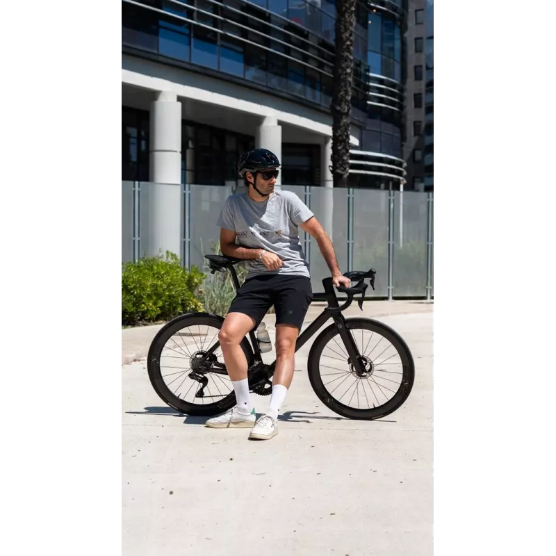 Casco de bicicleta HJC CROSSER Negro Talla M — Casco protector para ciclismo de carretera y urbano