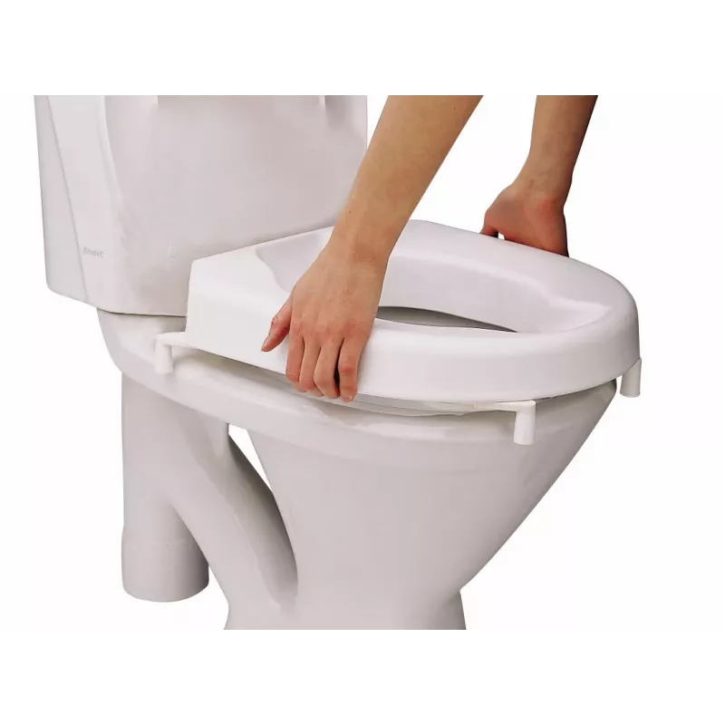 Etac Hi-Loo elevador de inodoro con tapa, 10 cm