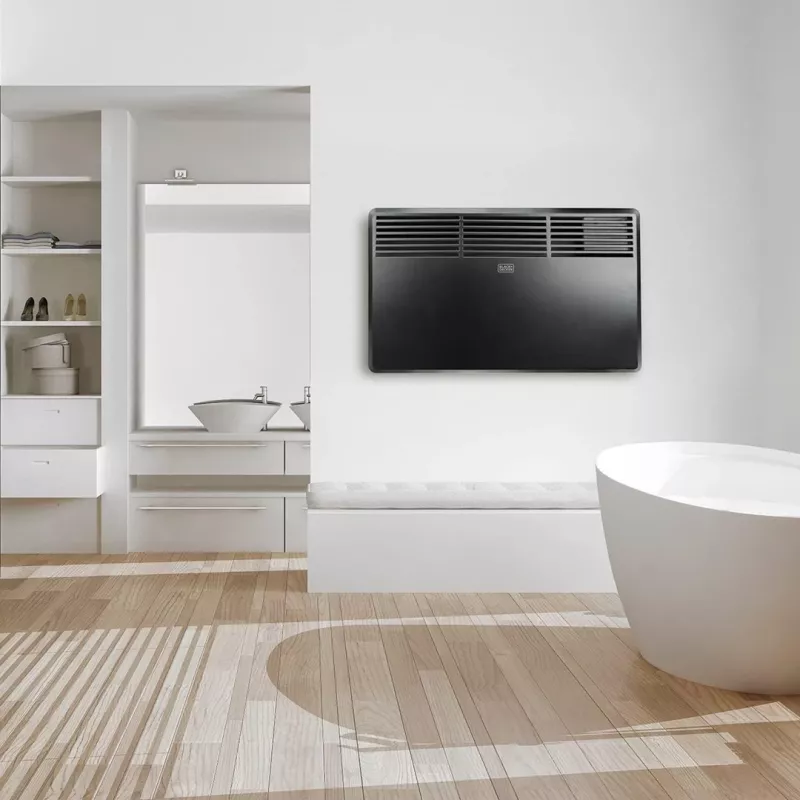 Black+Decker BXCSH1200E Convector Calefactor de pared