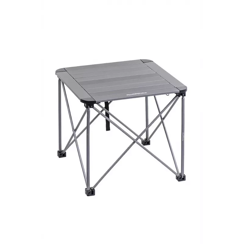 Mesa plegable Naturehike NH16Z016-S titanio-aluminio — mesa de camping compacta y portátil