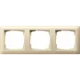 GIRA marco 3 elementos 021301 Standard 55 blanco crema 021301