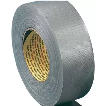 Cinta adhesiva de tela 3M XT-0034-0092-3 – 50 m de longitud, 50 mm de ancho, negra