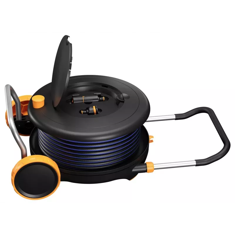 Carro portamangueras Fiskars Comfort L con ruedas 30 m 1071670