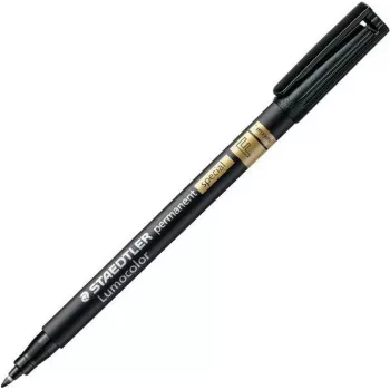 Rotulador permanente Staedtler Lumocolor 200-01466 punta redonda fina negro