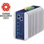 Conmutador gestionado industrial Layer 3 PLANET IGS-6325-5X1T, 5 puertos 10G