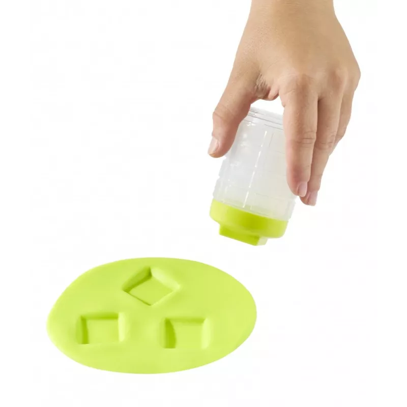 Plastilina Wonder Factory Never Dry Dough, verde lima, rosa