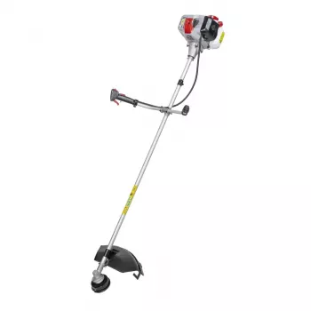 Desbrozadora Dedra DED8717 gasolina 52cc 1,45 kW con correa, protector, juego de 3 cabezales, hilo y cuchilla