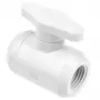 Alphacool Eiszapfen válvula de bola de 2 vías, G1/4, blanco