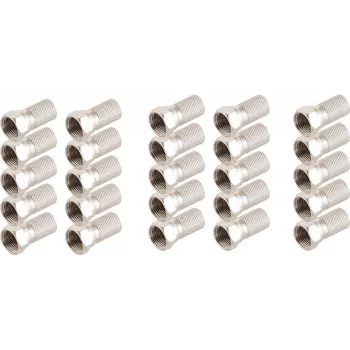 Conector ShiverPeaks 85010-A-SET25 set de conectores F, 25 unidades