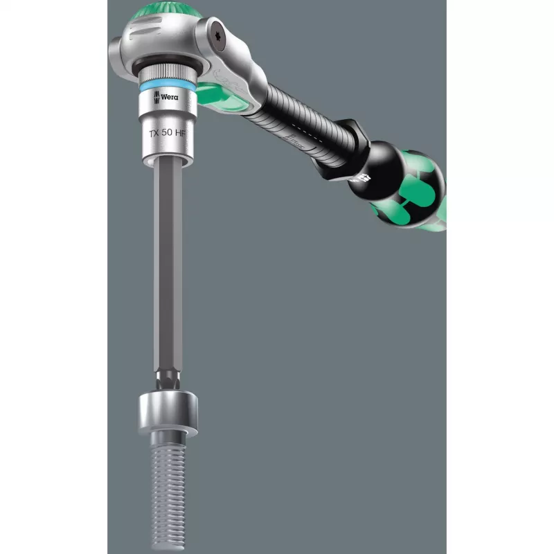 Wera 8767 C TORX HF 3 Zyklop Juego de llaves de vaso TORX de 1/2 pulgadas, 9 piezas